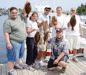 8-17 - Dan Brennan and friends with fluke (summer flounder) off of Little Egg Inlet.