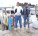 5-31 - A pair of 3 pound sea bass and a near 6 pound tog caught on May 31st aboard the charterboat Karen Ann II.