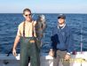 11-1 - The captain with a 5 1/2 pound sea bass.