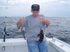 7-17 - Stan lands another double header catch of black sea bass.