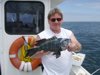 Jim with 3.25 lb. sea bass.