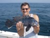 Jim with another 3 lb. sea bass.